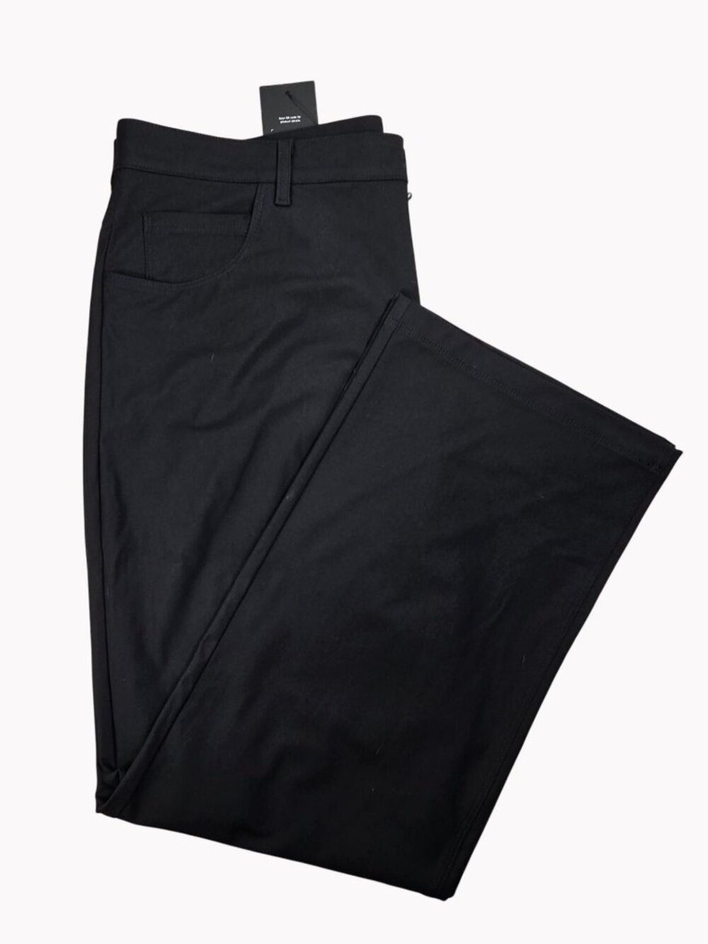 Fabletics Mens Black Relaxed Fit Stretch Pants 38X32 Polyester New